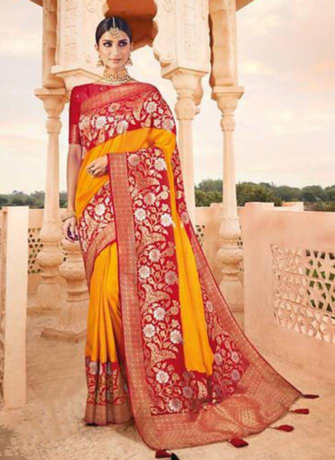 VANYA VOL 15 Fancy Latest Designer Wedding Party Wear Heavy Silk Stylish Saree Collection
